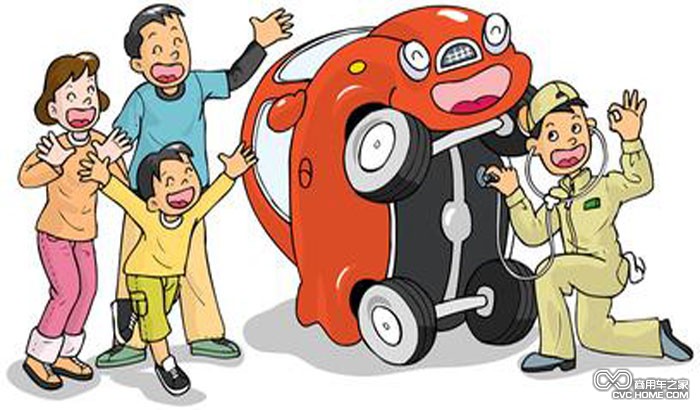 汽車(chē)維修卡通圖